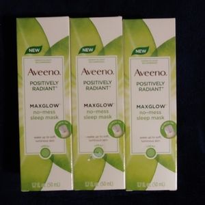 Aveeno positively Radiant Maxglow no mess sleep ma